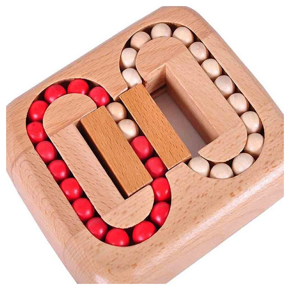 Деревянный шар лабиринт головоломка замок заусенцев головоломки головоломка IQ интеллект игрушки для детей От 6 до 10 лет