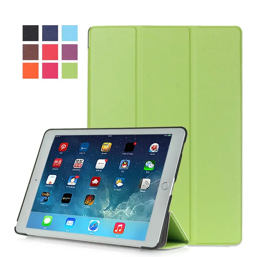 Super slim stand leather case for new Apple iPad Air 3/ for ipad Pro 9.