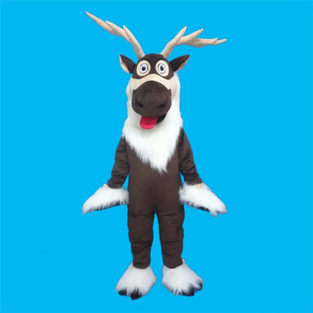 Frozen Sven Reindeer Costume Cosplay Outfits Adult Women Men Cartoon Mascot Costume For Carnival Festival Commercial Activity Mascot Aliexpress