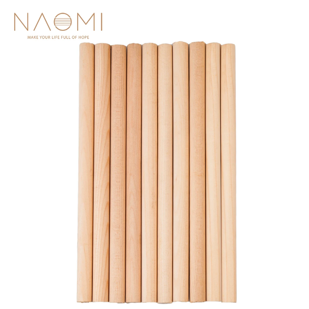 

NAOMI 10PCS Cello Sound Post Spruce Wood Soundpost For 4/4 Cello Acoustic Cello Sound Post Violin Family Parts