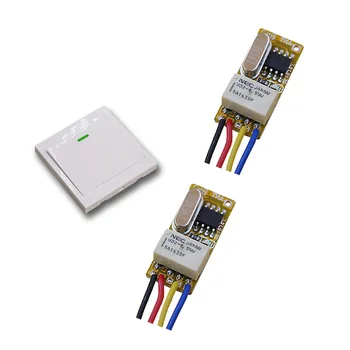 

Simple and Practical DC3.5V 5V 6V12V Remote Switch Receiver Wall Transmitter Wireless Power Switch Radio Controlled Switch Relay