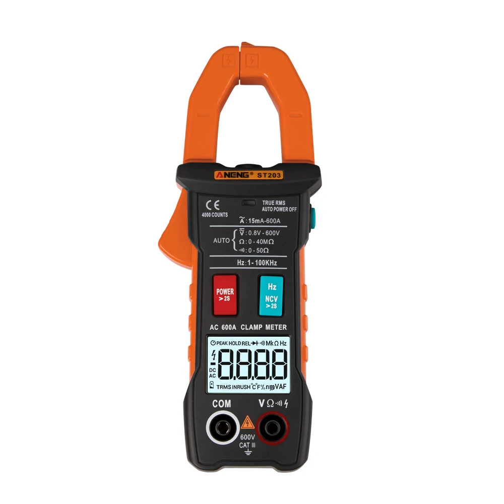 

Digital Clamp Meter Multimeter 4000counts True RMS Mini Amp DC/AC Clamp Meters voltmeter 400v Automatic Range