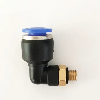 

4mm /6mm hole to M5x0.8 (OD:5mm) male thread Pneumatic Tube Connectors Elbow Quick Fittings Air fitting 5pcs PL4M5 ,PL6M5