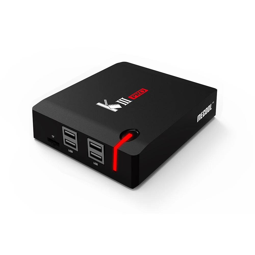 MECOOL KIII PRO DVB-S2 DVB-T2 DVB-C Android 7.1 TV Box 3GB 16GB K3 Pro Amlogic S912 Octa Core 64bit 4K Combo CCCAM NEWCAMD