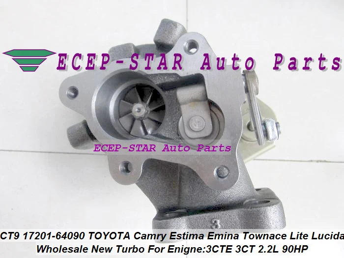 CT9 17201-64090 17201 64090 1720164090 Turbo турбонагнетатель для тoyota Hiace Hilux 2.4L LITE Town Ace TownAce 93-96 3CT 3C-T 2.2L