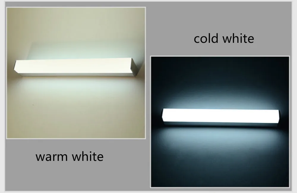 LED مصباح معلق علي حائط 25/40/55 سنتيمتر 12 W/16 W/22 W 85-265 V الحديثة الحمام الغرور الاكريليك الجبهة مرآة الحائط تجهيزات الإضاءة للماء