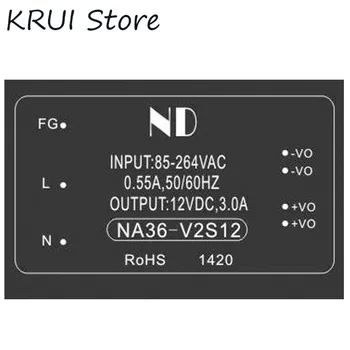 

ac dc converter 12V switching power supply 220V to12V 3A NA36-V2S12 high efficiency low ripple isolated power module