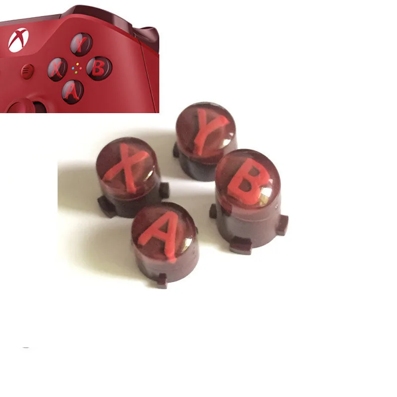 9 видов цветов контроллер Кнопка ABXY комплект пуля кнопки для Xbox One тонкий Xbox ONE S запасная часть Mod Kit для Microsoft Xbox one игра для Xbox One Elite для ремонта - Цвет: Type 06