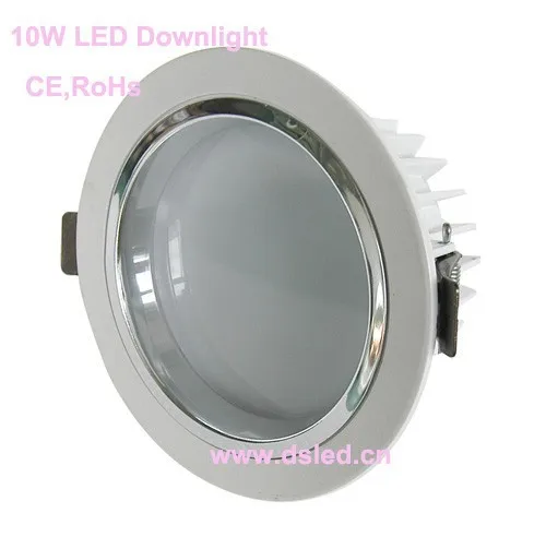 Хорошее качество, высокая мощность, 10 Вт COB светодиодный светильник, светодиодный встраиваемый свет, потолочный светильник светодиодный, DS-CSL-58-10W, 110-250В AC, 2 года гарантии