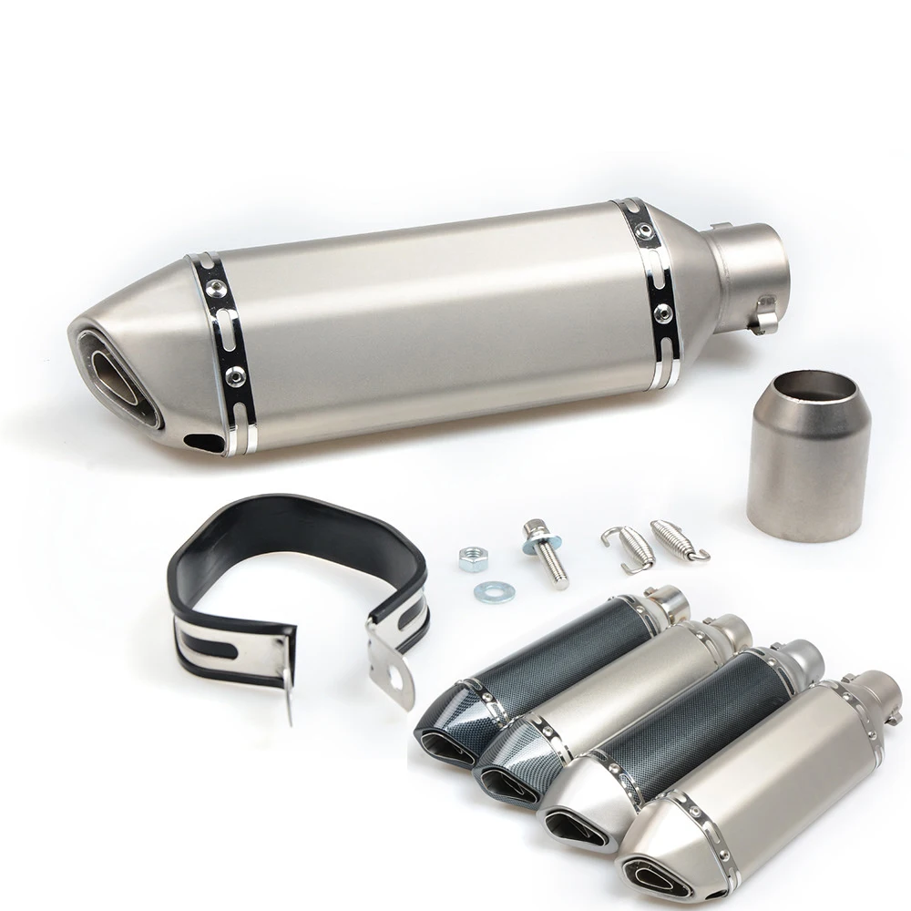 Universal 38 51MM Motorcycle Exhaust Pipe Scooter Modified Muffler Pipe