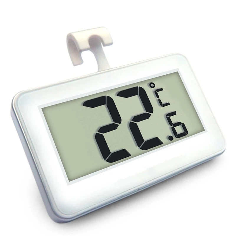 LCD Digital Freezer Fridge Refrigerator Thermometer w/ Hanging