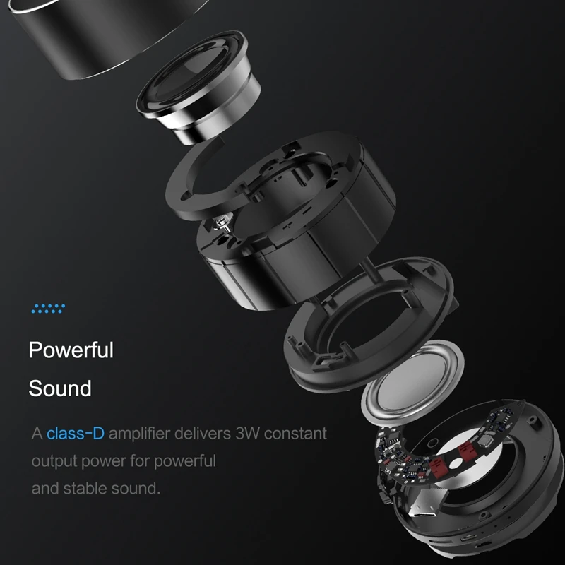 ROCK S10 Mini Bluetooth колонка 4 2 звук на открытом воздухе беспроводной динамик Поддержка