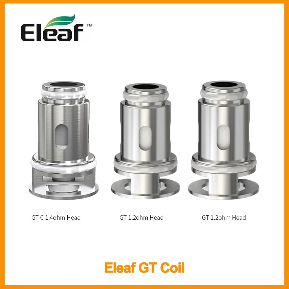 Оригинальный Eleaf GT катушка GT 1.2ohm/GT C 1.4ohm/GS Air M 0.6ohm головка для Eleaf iJust Mini Kit Vape Head электронная сигарета