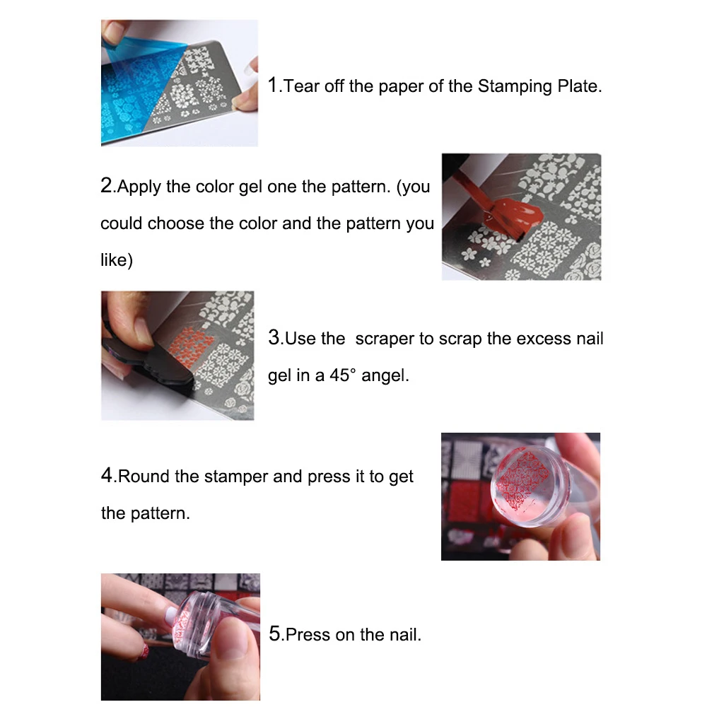 ROSALIND резиновый штамп для ногтей штамповки пластин штамп скребок с шапкой шаблон все для маникюра верхний гелевый штамп для дизайна ногтей