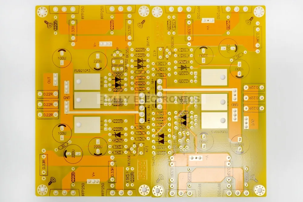 

1 pair of Base PCB Board for Class A single-ended PASS A3 HIFI Amplifier board