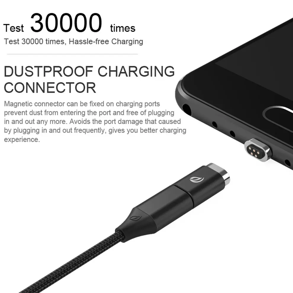 

5PCS Mini 1 Mini 2 Magnetic Adapter Type-C & Micro USB Connector Adapter Organizer for Type-C Cable for Phone Anti-lost