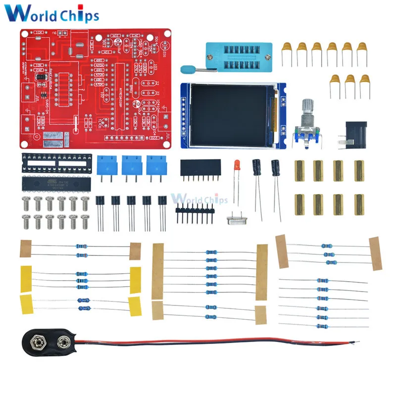 TFT GM328 Mega328 тестер транзисторов LCR метр генератор сигналов квадратной волны DIY Kit| |