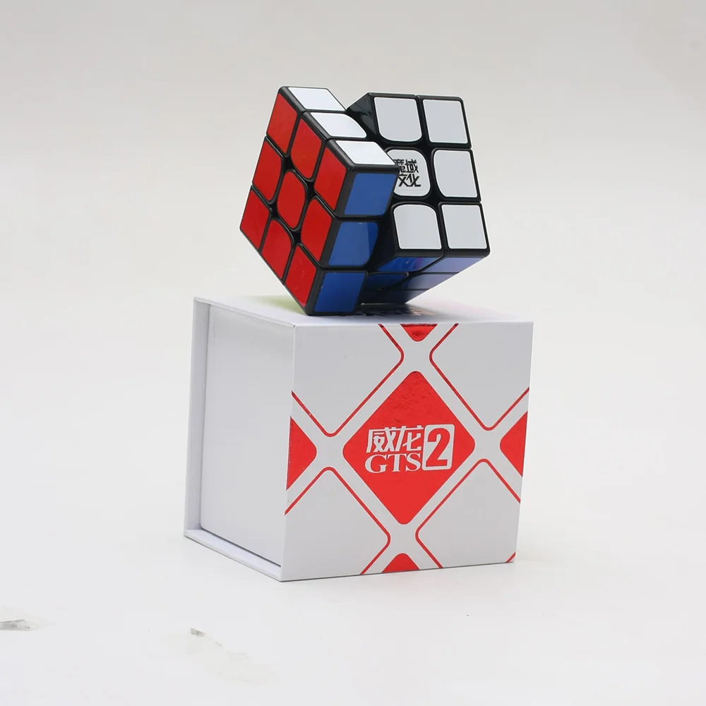 

New Moyu Weilong GTS2 Cube Magic Puzzle ABS Professional Challenge 3x3 Speed Cube Puzzle Game Kid gift Toys Weilong GTS v2