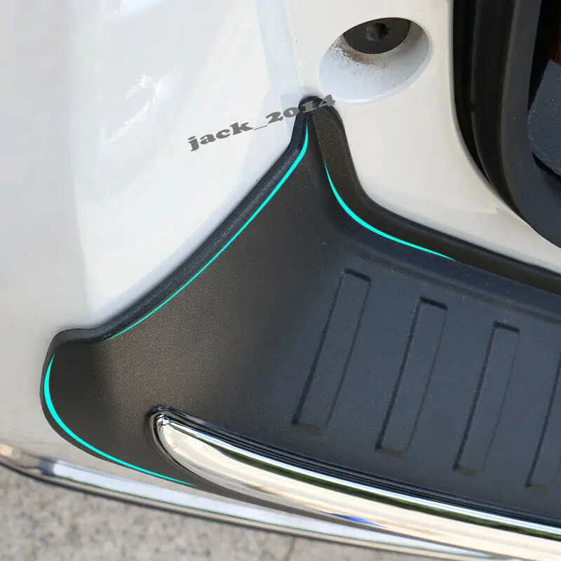 Для Honda Civic 10th Седан ABS черный Задний бампер протектор порога пластина