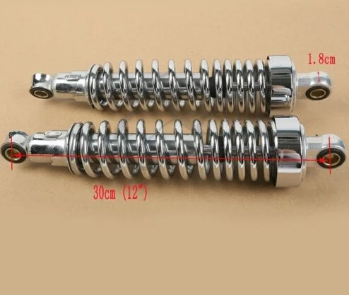 

TCMT Motorcycle Motorbike 12" 30cm Rear Shock Absorber Suspension For Yamaha Vstar Virago Route 66 XV250 XV125