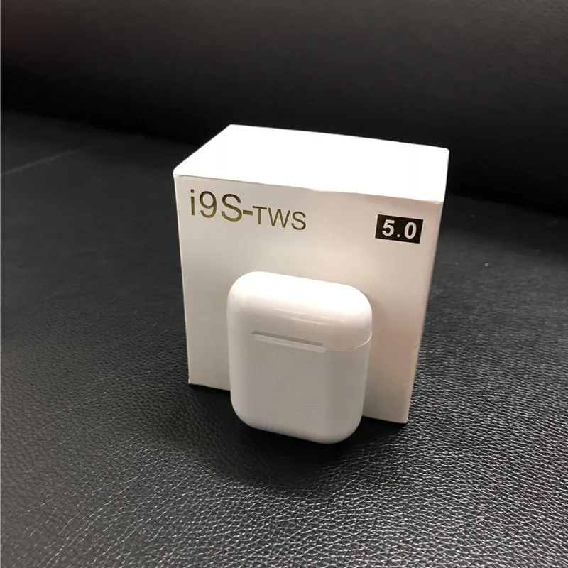 جديد i9s Tws بلوتوث صغير 5.0 سماعات سماعة سماعات لاسلكية Headsets1: 1 الأذن القرون شحن مربع ل Xiaomi الروبوت