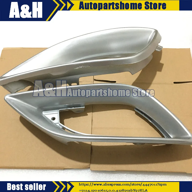 Противотуманная фара для Mercedes W251 R300 R320 R350 2005 2007 серебристо серая рама радиатора 2