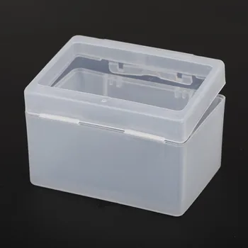 

New clamshell PP transparent plastic rectangular box tool component parts storage box 5pcs / lot