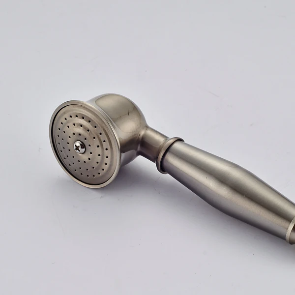 Ванная комната латунная ручная душевая головка смеситель для душа Замена распылитель для ручного душа - Цвет: Brushed Nickel
