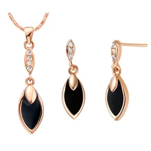 Роскошное женское ожерелье, серьги, ювелирные наборы США 925, новое кольцо с подвеской из стерлингового серебра, индивидуальный костюм с черным конским глазом