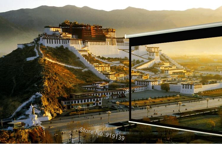 150inch Electric projection screen pic 8