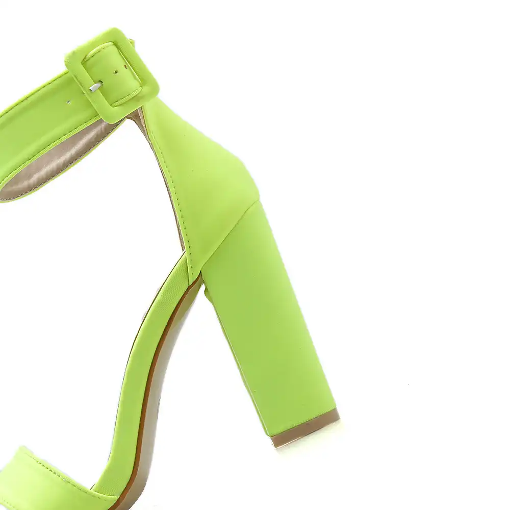 neon green heels size 11