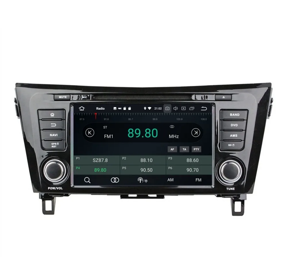 Excellent 4GB RAM Octa Core 8" Android 8.0 Car Radio DVD Player for Nissan QashQai X-Trail 2014 2015 2016 GPS Bluetooth 4G WIFI 32GB ROM 2