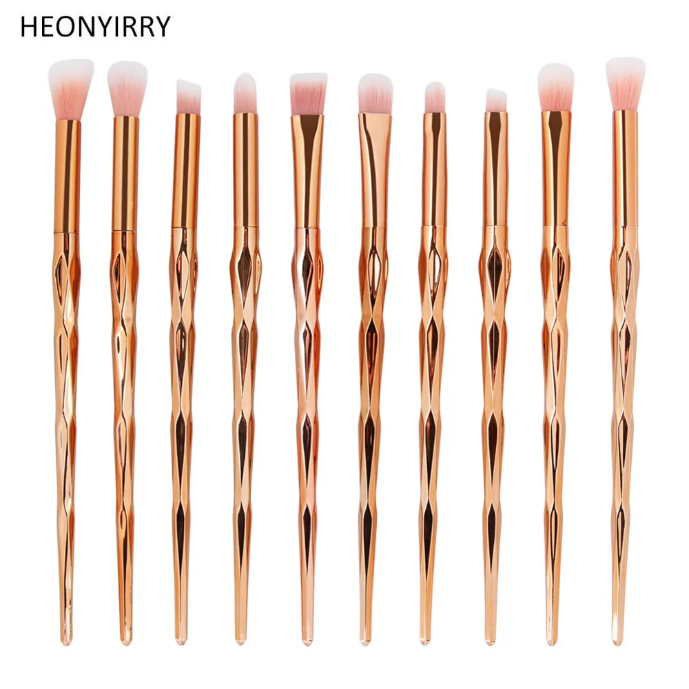 

4/10pc Diamond Rainbow Make Up Brush Set Professional Eye Make Up Eyeliner Eyebrow Eyeshadow Brush Set Maquiagem Makeup Brushes