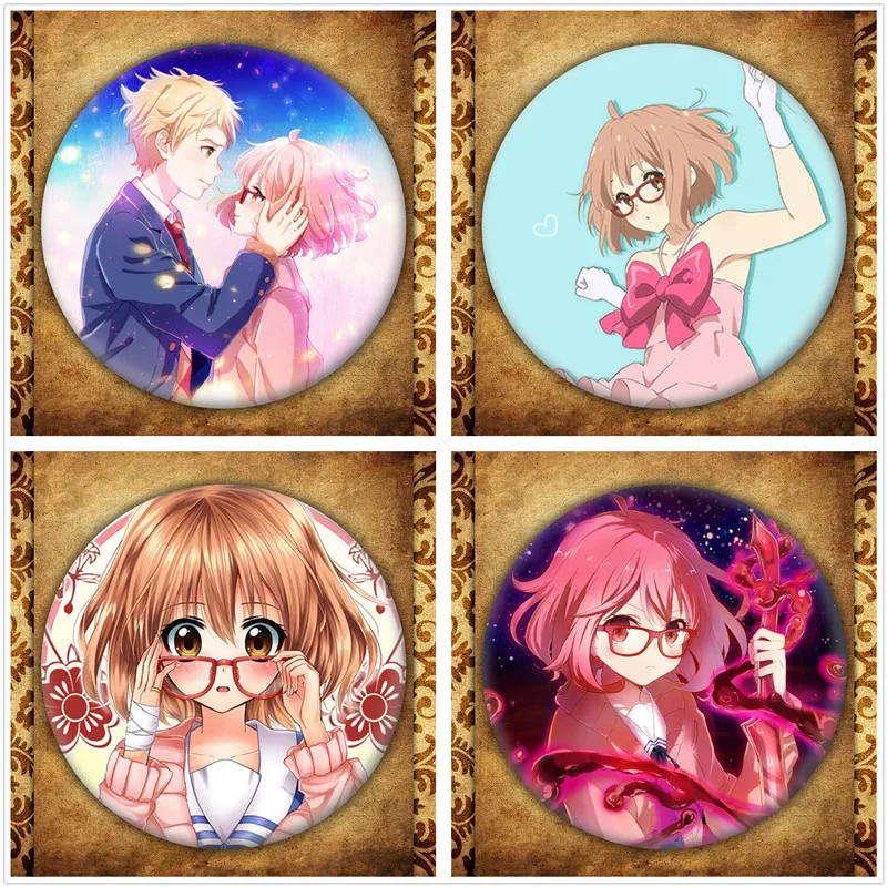 Брошь в японском стиле Аниме Kyokai no kanata модная брошь виде мультяшной фигуры Мирай