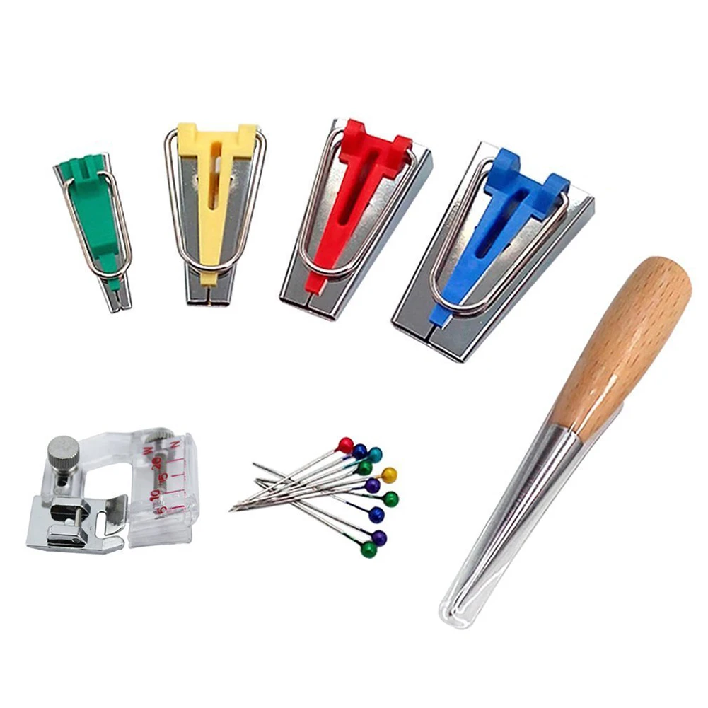 Buy HOT Fabric Bias Tape Maker 6MM 12MM 18MM 25MM Brand New Bias Binding Maker