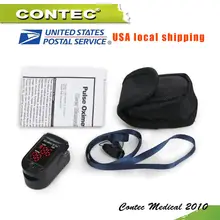 USA SHIPPING!! PINK CONTEC CMS50DL LED Fingertip Pulse Oximeter -PULSE RATE Spo2 Monitor CE FDA Finger Pulse Oximeter