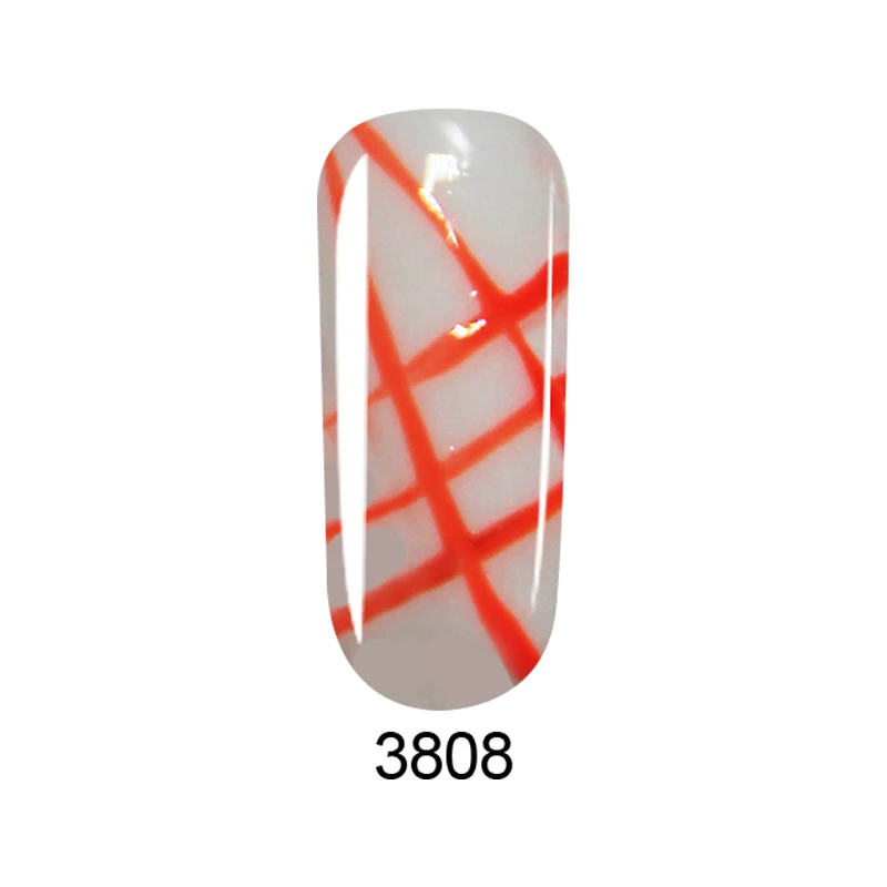 Zation 5 г Гель-лак для ногтей креативный УФ-гель для дизайна ногтей проволочный рисунок впитывающийся Гель-лак паутина дизайн ногтей маникюр DIY дизайн - Цвет: 3808