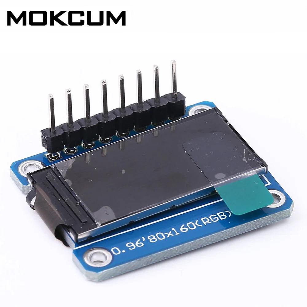3 В 0 96 дюймовый IPS экран OLED дисплей модуль 80x160 ST7735 SPI для Arduino|Детали и аксессуары