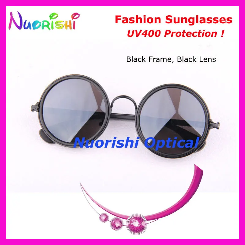 1315 модные Винтаж солнцезащитные очки круглой формы с UV400 защиты солнцезащитные очки в стиле ретро - Цвет линз: 1315J