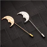 MISANANRYNE ювелирных изделий Поставщик Новая мода Ножницы Броши корейский стиль CZ свадебные золотой цвет для женщин и мужчин