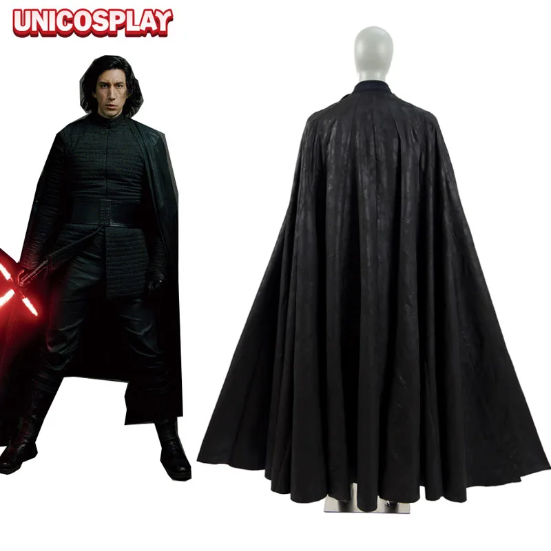 2017 Star Wars 8 The Last Jedi Kylo Ren Cloak Cosplay Costume