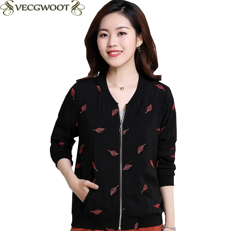 New 2019 Spring Autumn Plus size Outerwear Short Jacket Women Fashion