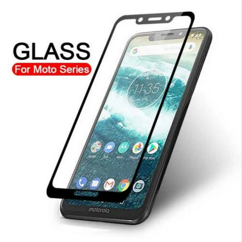 

Screen Protector For Motorola Moto G7 power G6 G5 E5 plus Play Z2 Z3 Play Z2force 9H Full Cover Protective Film Tempered Glass
