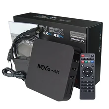 2016 Nueva MXQ-4k Android TV Box Soporte Dlna Miracast UHD 4 K disfrutar de Películas En 3D Juegos Surffing En TV Quad core de La Corteza A7