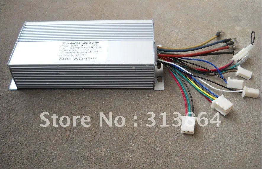 Free shipping 72V 1500W 45Amax BLDC motor speed controller 15FET 4410's Electric Bicycle Controller