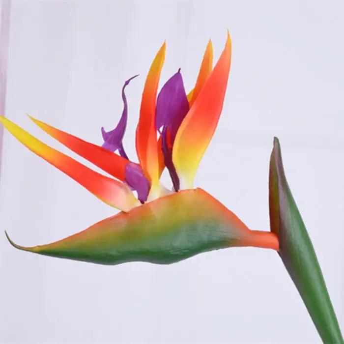 Высокий искусственный цветок поддельные Strelitzia яркие украшения для домашней свадебной вечеринки UEJ