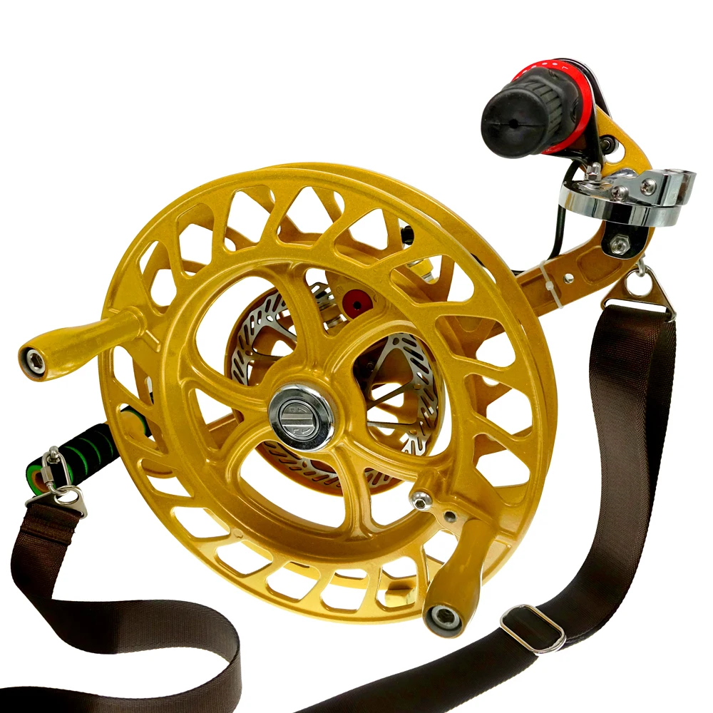 Buy 32cm Kite Reel with Disc Brake Shoulder Strap 7