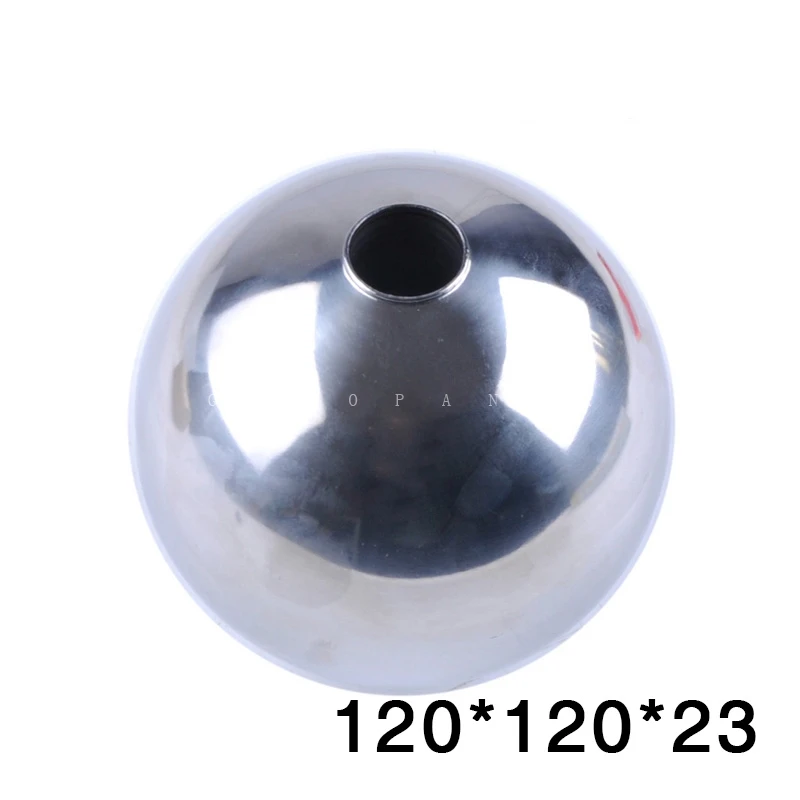 100*100*15 мм Магнитный поплавок из нержавеющей стали для уровня воды Поплавковый выключатель большой шар 125*125 120*120 - Цвет: 120x120x23