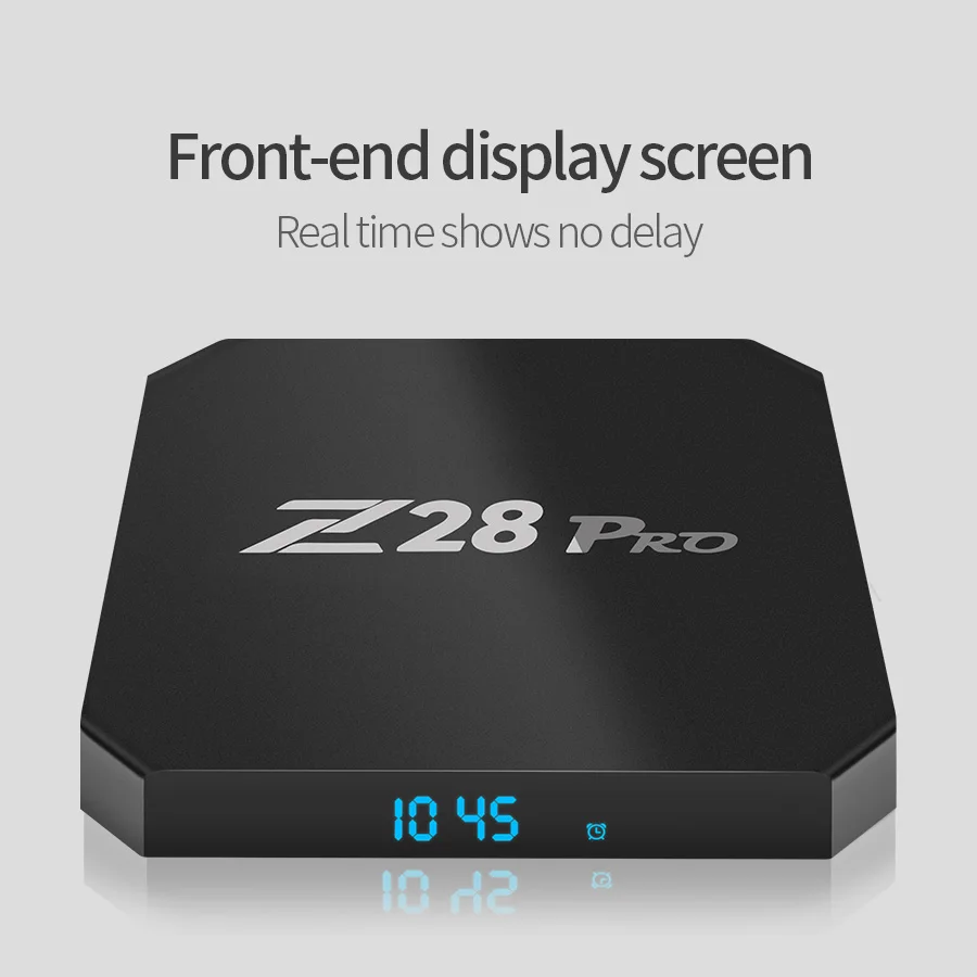 Z28 PRO 4GB 32GB Smart TV Box Android 7.1 RK3328 Quad Core 2.4G 5G WiFi Bluetooth 4.1 Media Player 4K HD Set Top Box with LED 