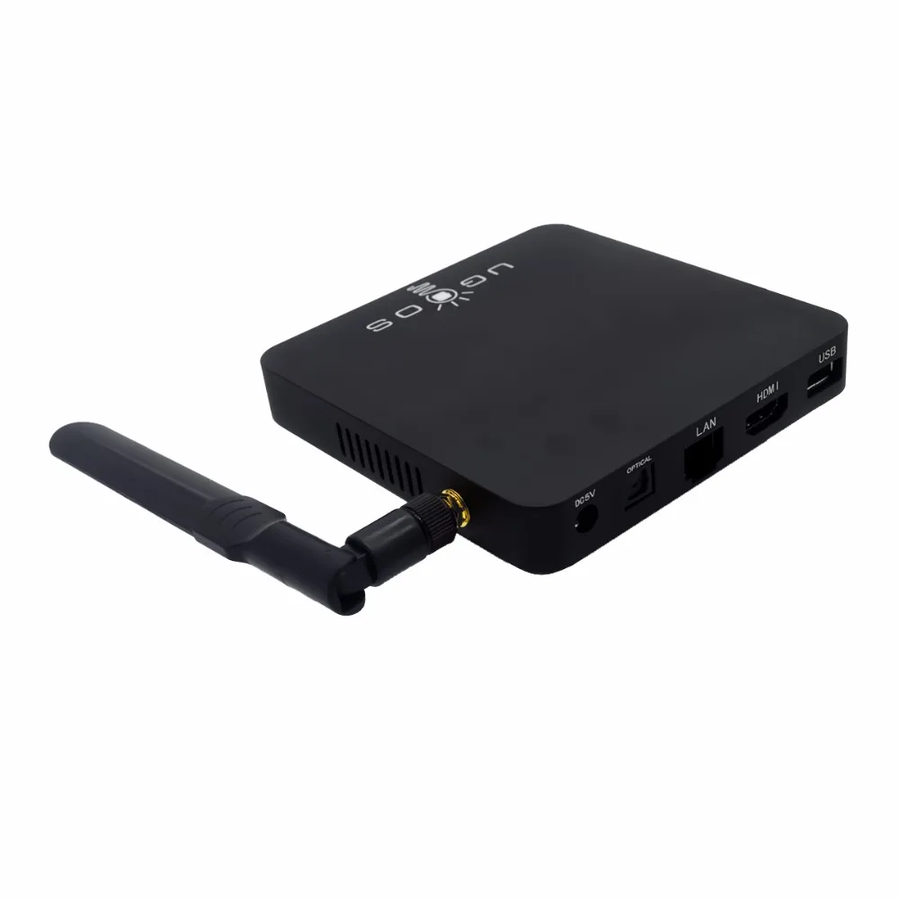 UGOOS AM3 Android TV Box Android 7.1 2GB 16GB Set top Box Amlogic S912 Octa Core 4K Media Player 2.4G/5G WiFi 1000M Smart TV Box